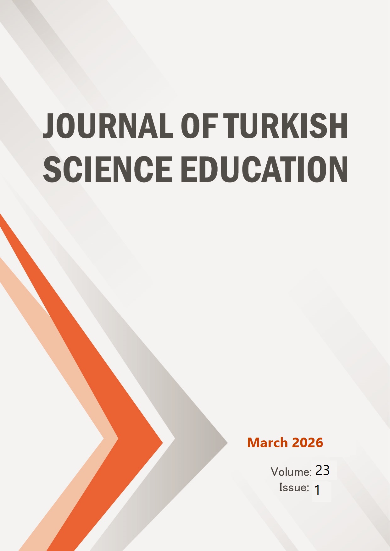					View Vol. 23 No. 1 (2026): Journal of Turkish Science Education
				